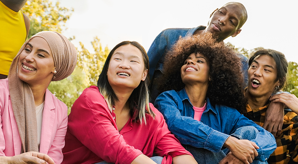 Group of multicultural trans people